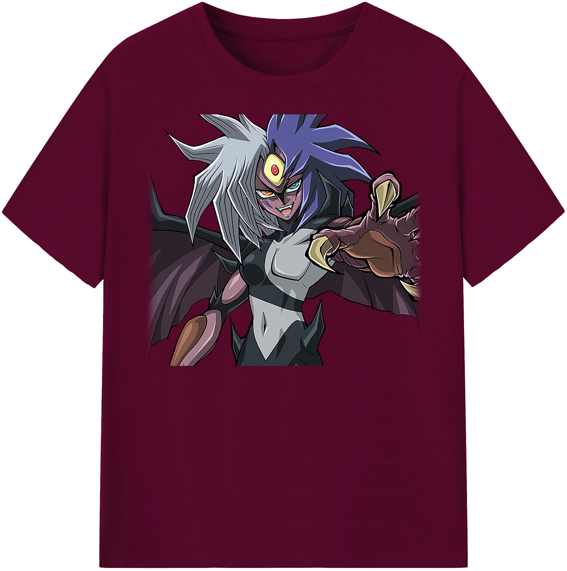 （画像用） 遊☆戯☆王 Yu-Gi-Oh! レディースカジュアルプリントTシャツ（綿100％）